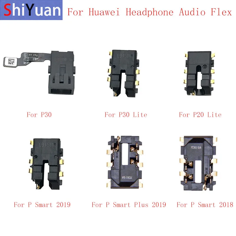 Earphone Headphone Audio Jack Flex Cable For Huawei P30 30 Lite P20 P Smart 2019 2018 Mate 20 Repair Parts |