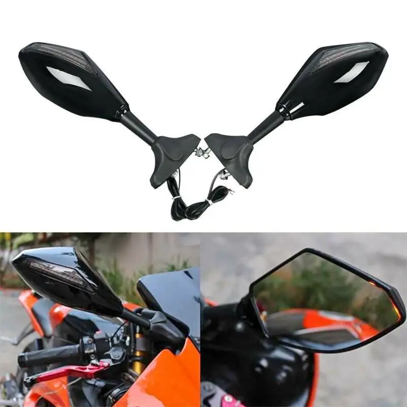 Мотоциклетный левый и правый поворотный сигнал для зеркала заднего вида Honda CBR600F4I