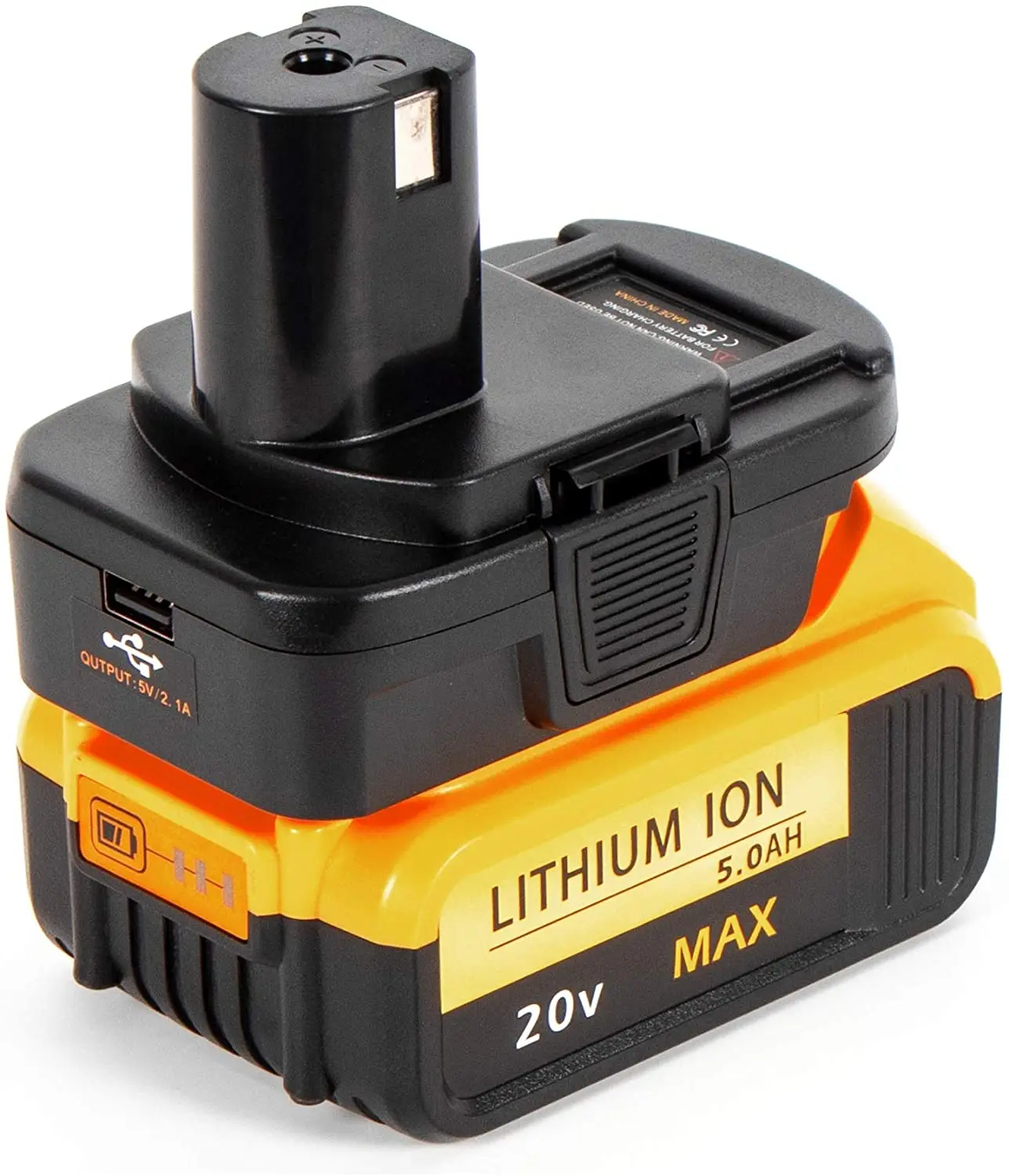 Адаптер для аккумулятора DM18RL Dewalt 20 в Milwaukee 18 литий-ионного Ryobi с USB | Инструменты