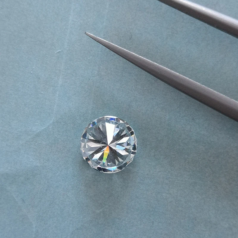 Цветной лабораторный Выращенный алмаз BOEYCJR 0.445ct HPHT VS2 Круглый бриллиантовый вырез