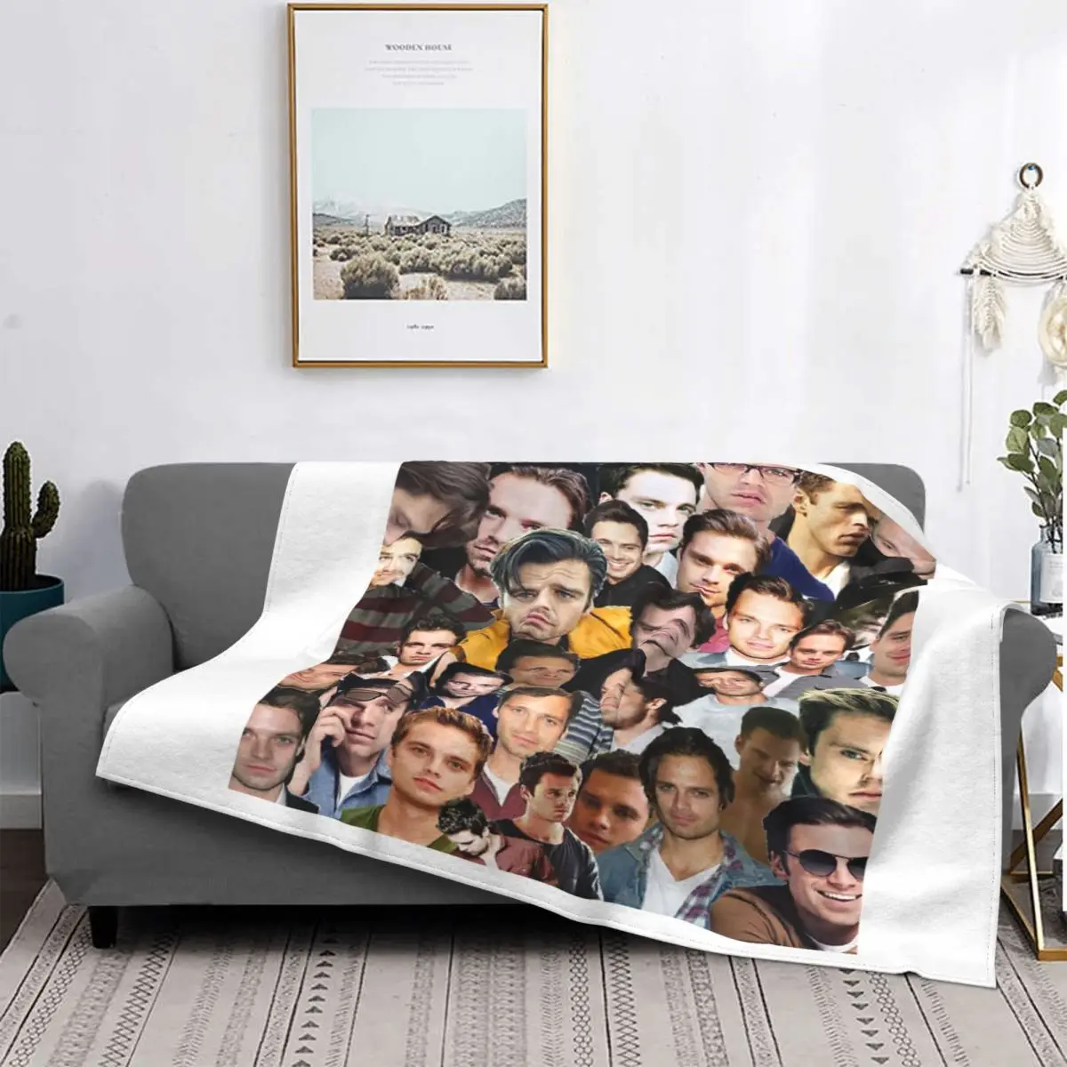 

Sebastian Stan 2647 Blanket Bedspread Bed Plaid Bed Linen Anime Plaid Summer Blanket Picknick Blanket Children'S Blanket
