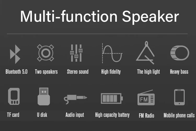 Nby 5540 беспроводной портативный Bluetooth динамик fm-радио сабвуфер громкий динамик 3D стерео Бумбокс компьютер бас двойной динамик s TWS