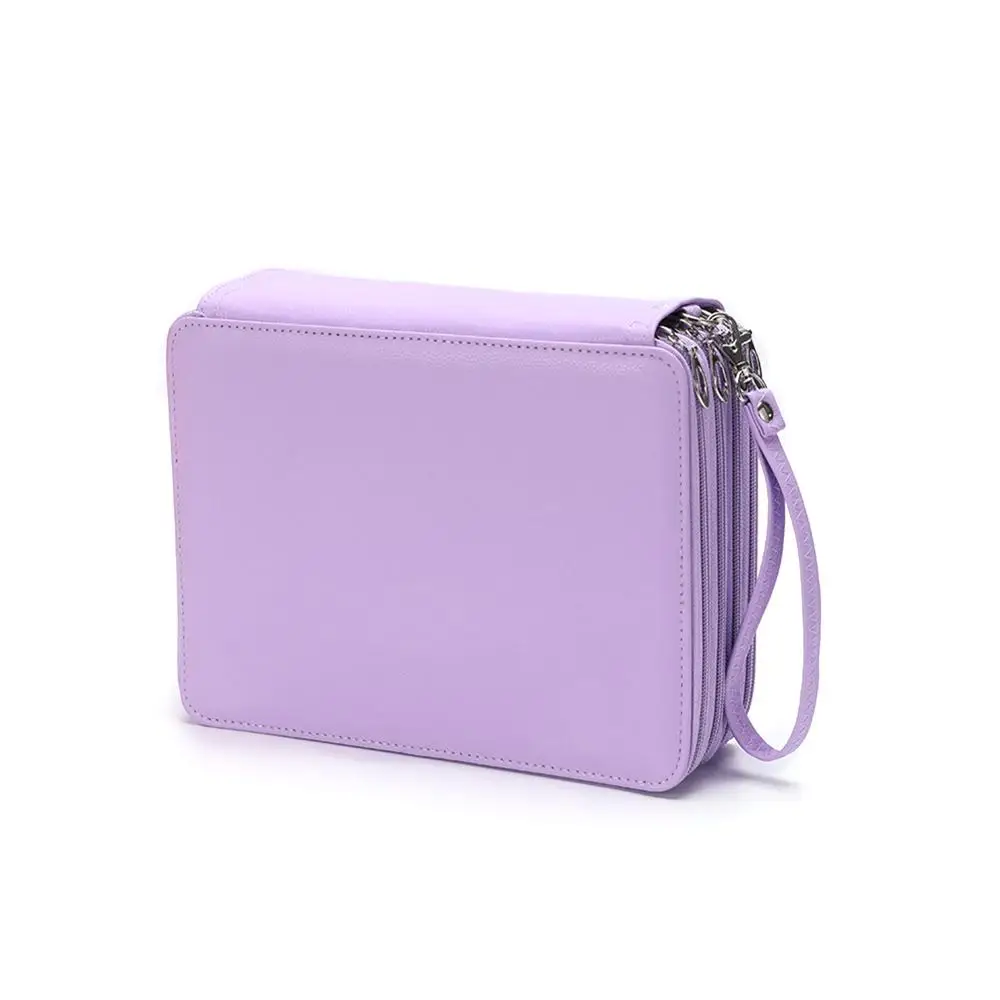 Чехол для карандаша большой емкости мягкий и из искусственной кожи держатель