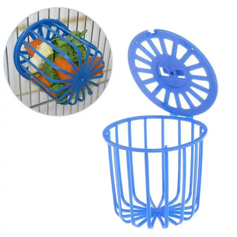 

1Pcs Food Basket For Bird Plastic Multi-Purpose Bird Feeder Basket Parrot Feeder Hanging Basket Container Toys Bird Supplies