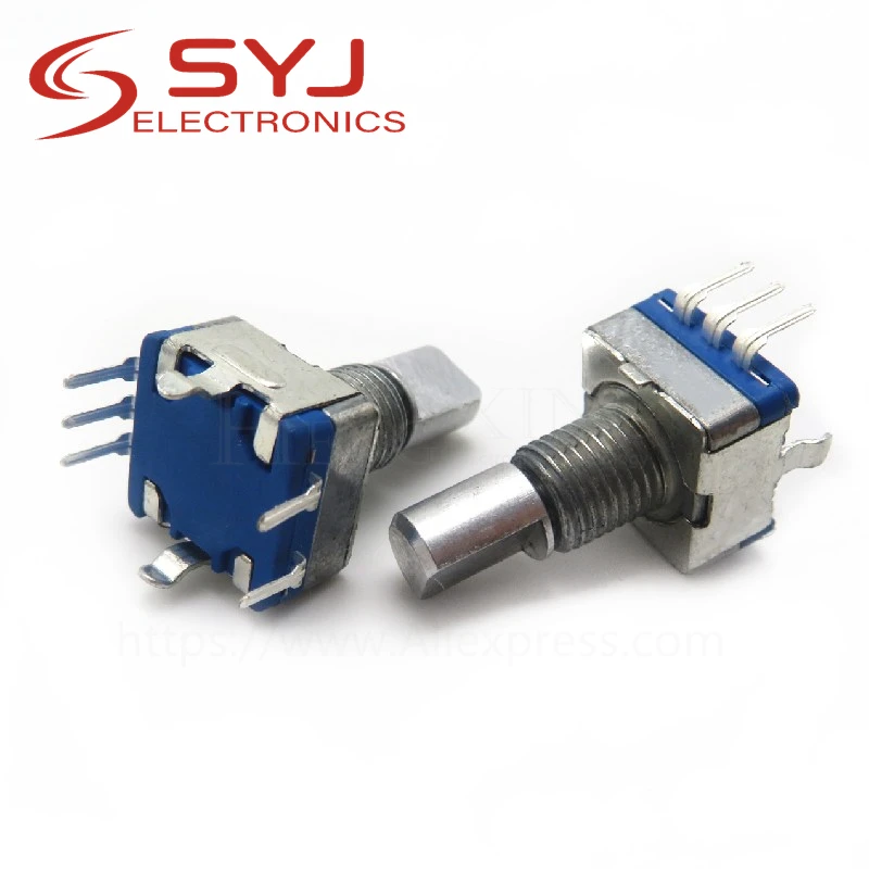 10 шт./лот половина/слива оси роторный кодер Длина ручки 15 мм/20 мм Кодовый