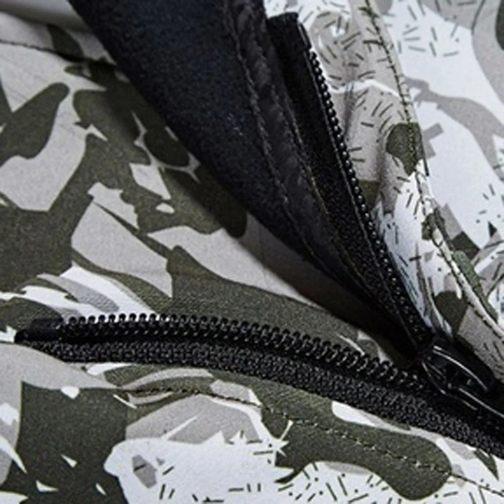Winter Camouflage Jackets Couple Casual Autumn Long Sleeve Hooded Zipper Fleece Outdoor And Coats Sportswear | Мужская одежда