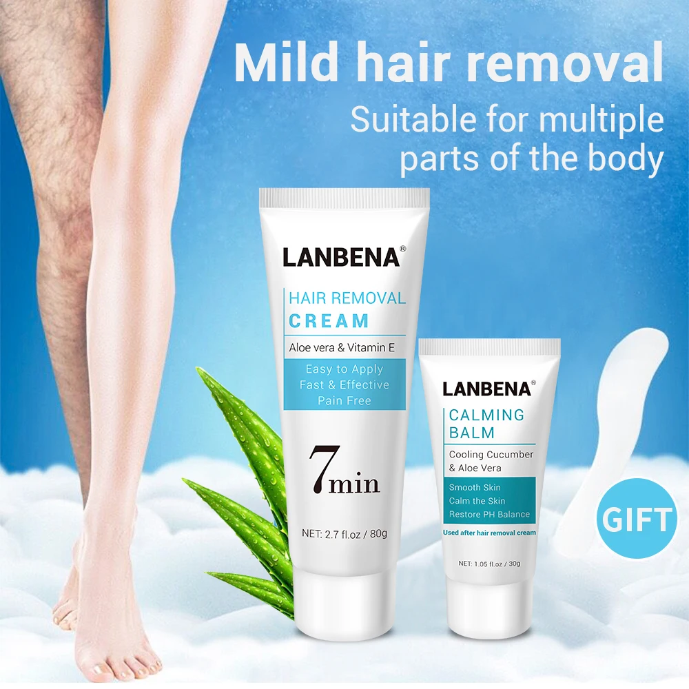 2 шт. крем для удаления волос безболезненное удаление депиляции Гладкий