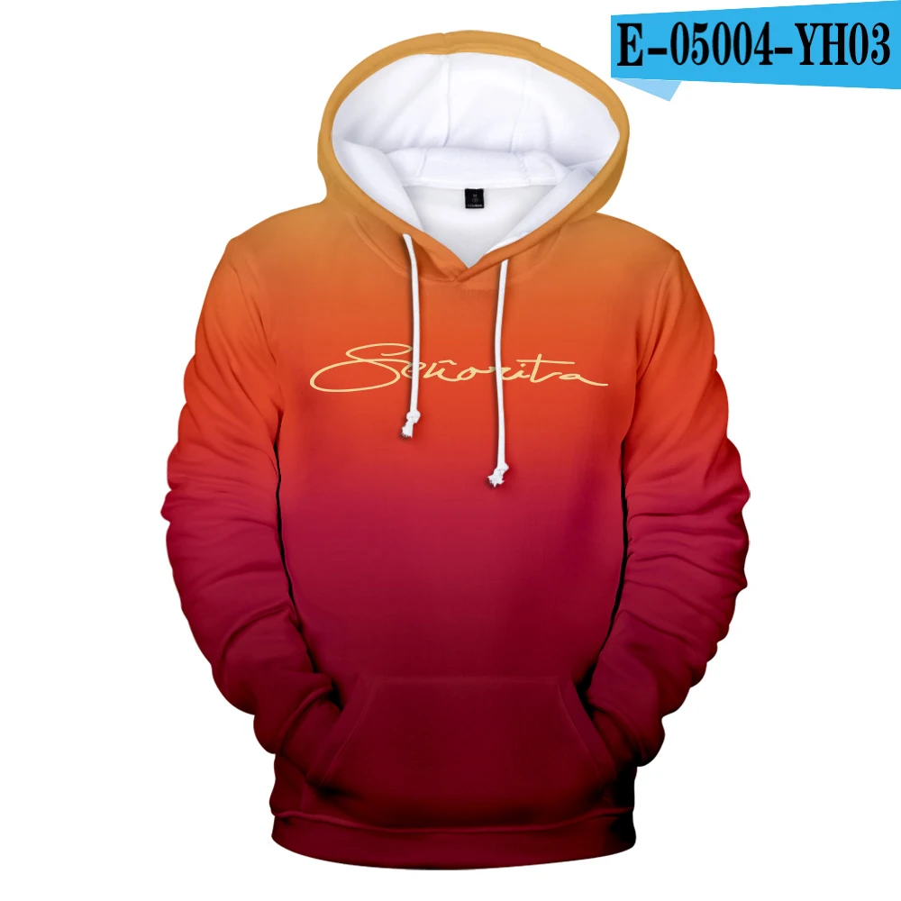 Senorita Camila Cabello& shawn mendes 3D Harajuku hoodies Sweatshirt New Women/men/Kids Parent-child Hoodies Sweatshirt - Цвет: YH03
