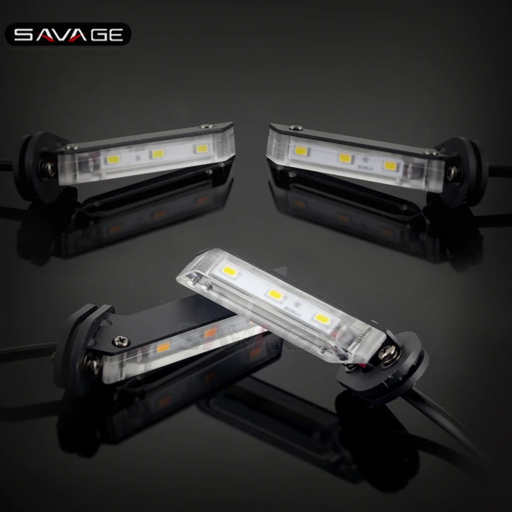 Невидимая Wing светодиодная Поворотная сигнальная лампа для YAMAHA MT07 FZ07 FZ09 FJ 09 MT09/Tracer