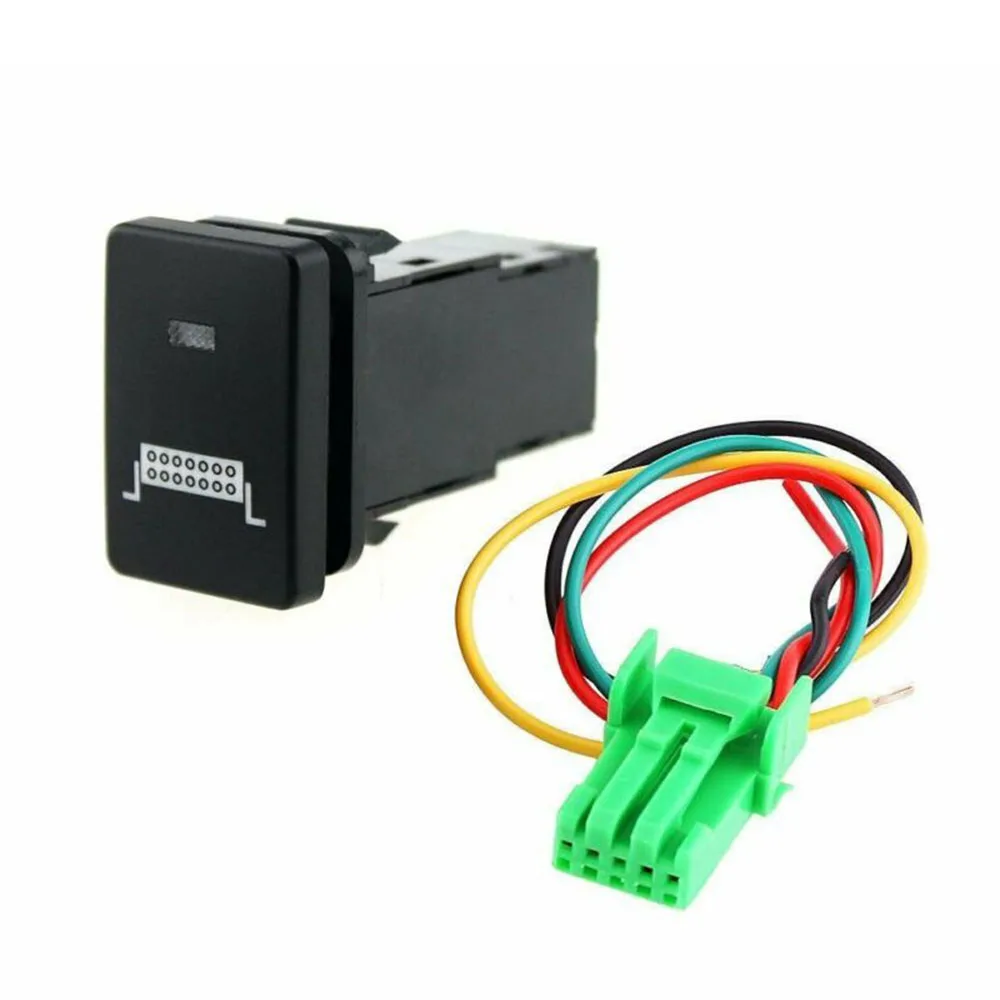 Кнопочный переключатель LED светло-голубой задний фонарь бар 12В для Toyota Camry Prius