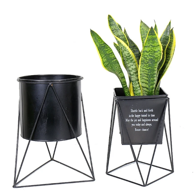 

34YB Metal Plant Stand with Iron Flower Rack Modern Combination Indoor Outdoor Display Flower Holder for Garden Home Yard