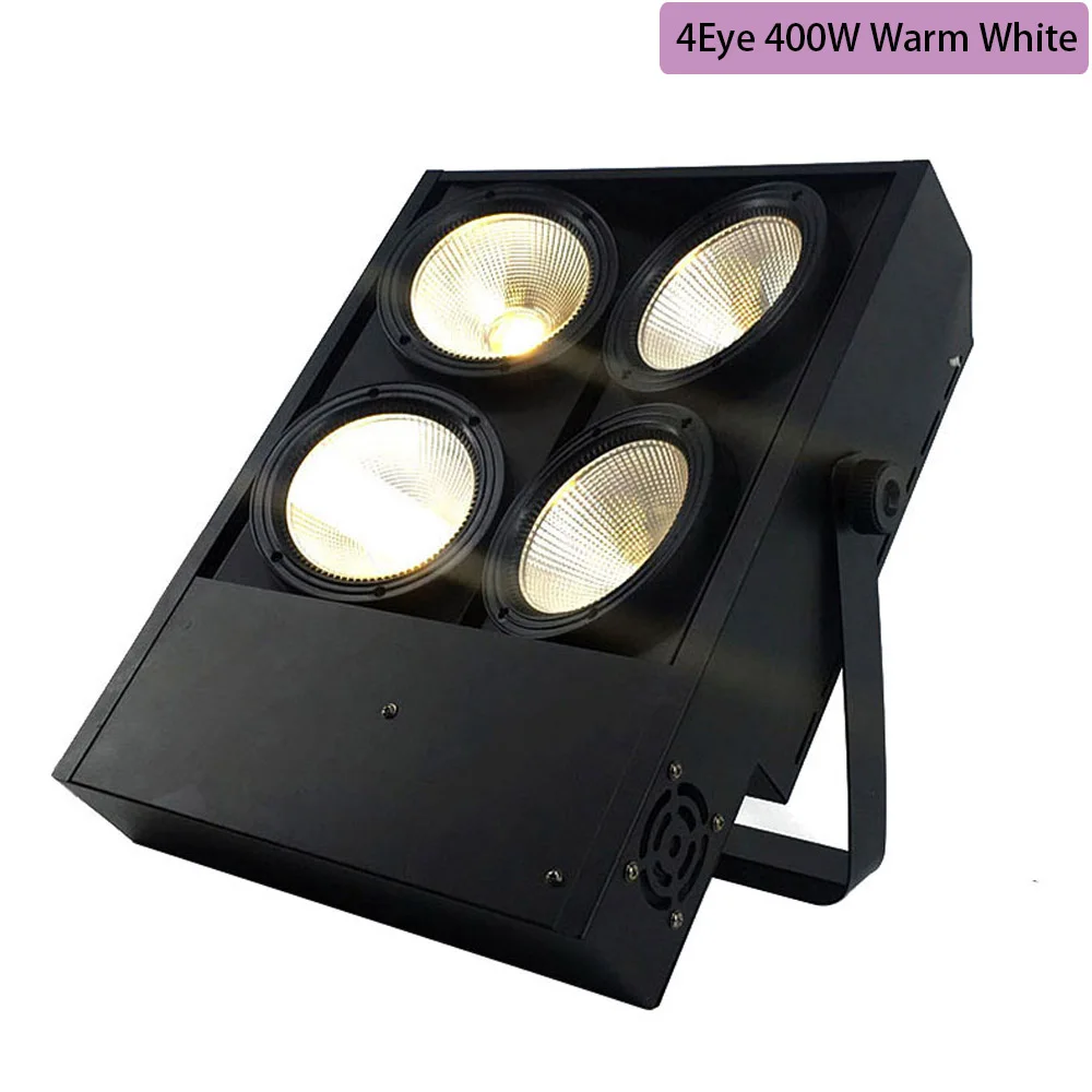 4Eye 400W Warm White 1 шт. 200 Вт COB Stgae светильник 4x100 Вт Led Blinder 100 Вт RGBWA UV 6в1/5в1/4в1/Холодный теплый белый DJ Par Точечный светильник для баров и театров - Цвет: 4Eye 400W Warm White