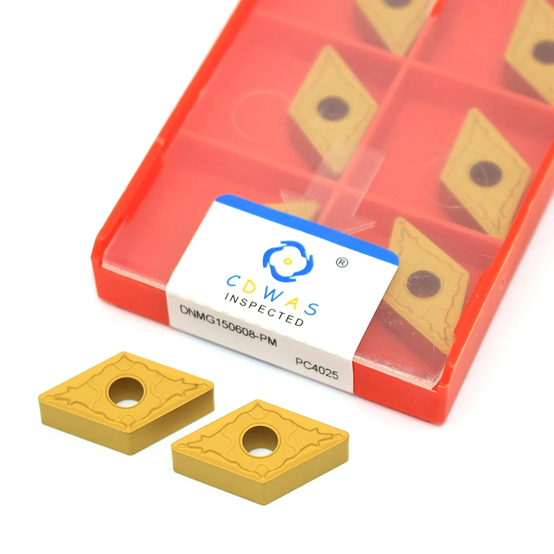 

DNMG150608 DNMG150612 PM PC4025 High Quality Carbide Inserts External Turning Tool Blade CNC Lathe Cutter Tool For Hard Steel