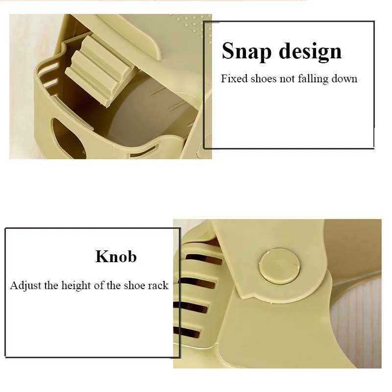 2/4/6/8/10 шт. регулируемый органайзер для обуви современный двойной стеллаж