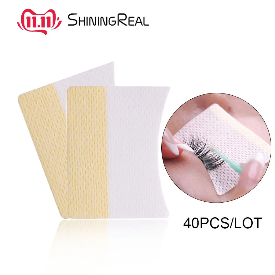 Одноразовые патчи для удлинения ресниц под глазами 40 шт. es наклейки глаз