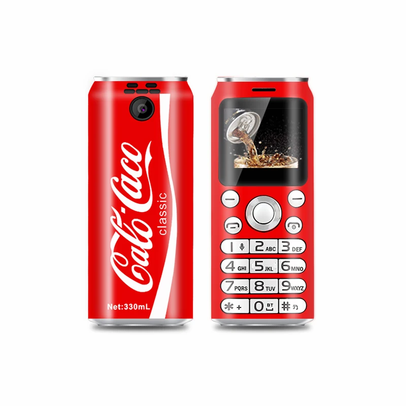 Satrend K8 Cola форма мобильный телефон Bluetooth dialer две sim карты карманный камера MP3 плеер