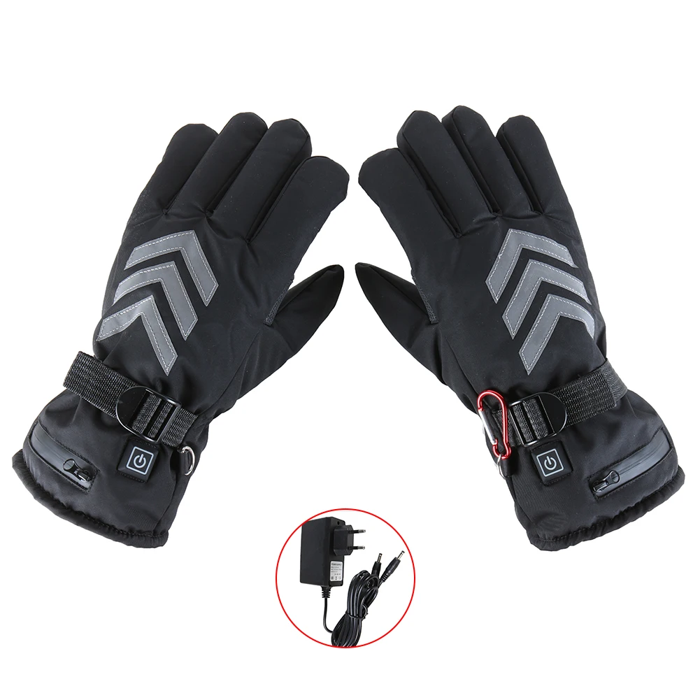 

2600mAh Heated Gloves Rechargeable Heated Gloves Winter Gloves for Motorcycle Ski Climbing Warm