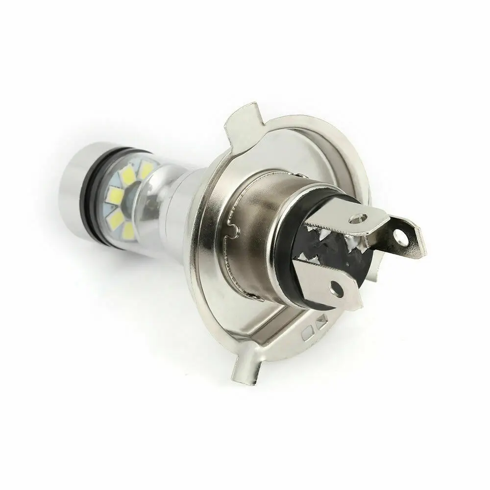 2 шт. 100 Вт H4 светодиодный фар Bulb1800LM автомобилей COB преобразования фары лампы 12V 6000