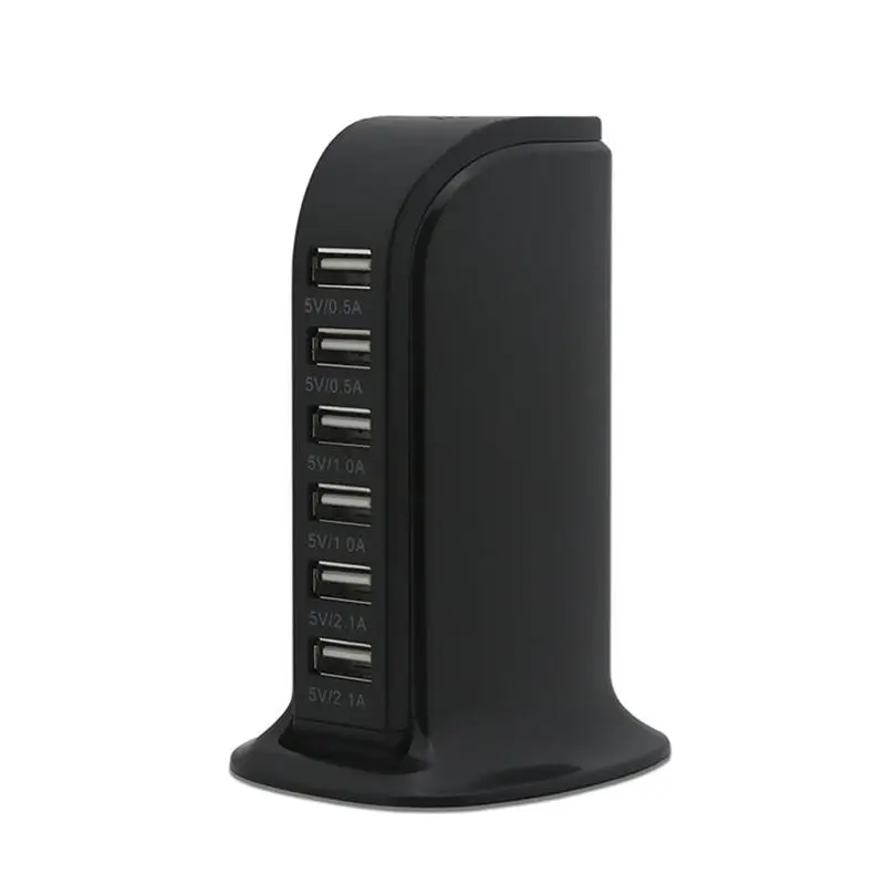 

1 шт., универсальное зарядное устройство с 6 USB-портами, 30 Вт