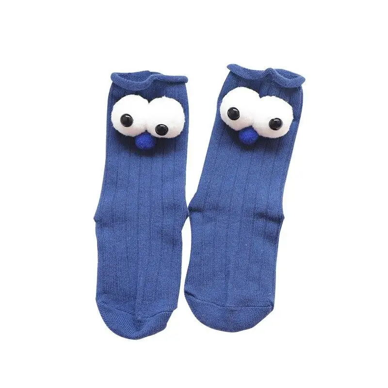 

0-10 Years Baby Toddler Cotton Socks Spring Autumn Soft Cotton Baby Big Eye Socks Infant Baby Girls Toddler Knee Sockings