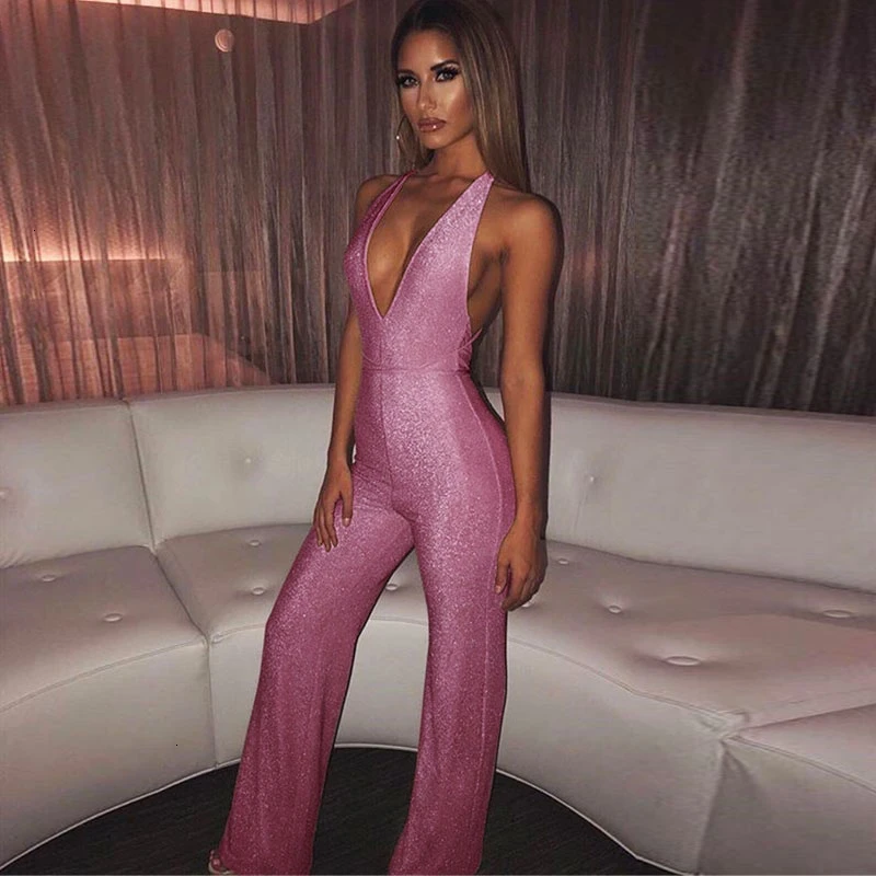 Pink DRESSMECB летний сексуальный женский комплект 2 шт. без бретелек с открытыми плечами спортивный костюм блестящий комплект из двух предметов короткий топ и длинные штаны сексуальный комплект - Цвет: Pink