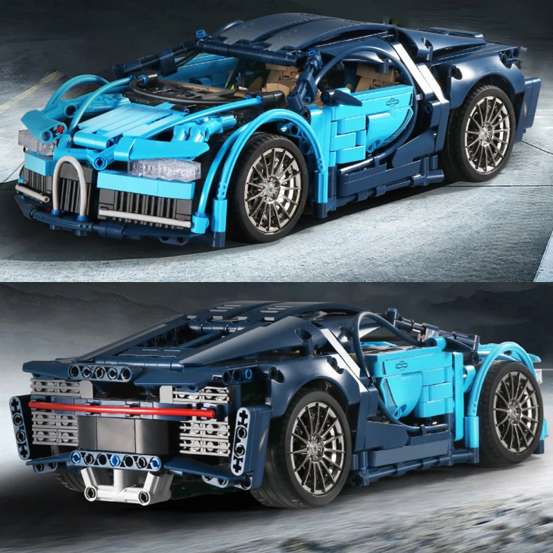 Высокотехнологичный механический спортивный автомобиль Bugatties технический