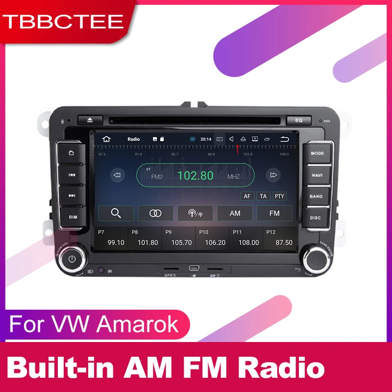 TBBCTEE android автомобильный dvd gps мультимедийный плеер для Volkswagen VW Amarok 2010 ~ 2018 Навигатор