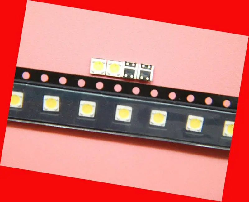 BEESCLOVER 50/100 ПК диоды ТВ ПОДСВЕТКА 2W 6V / 1W 3V 3535 SMD светодиодный Televisao холодный белый с
