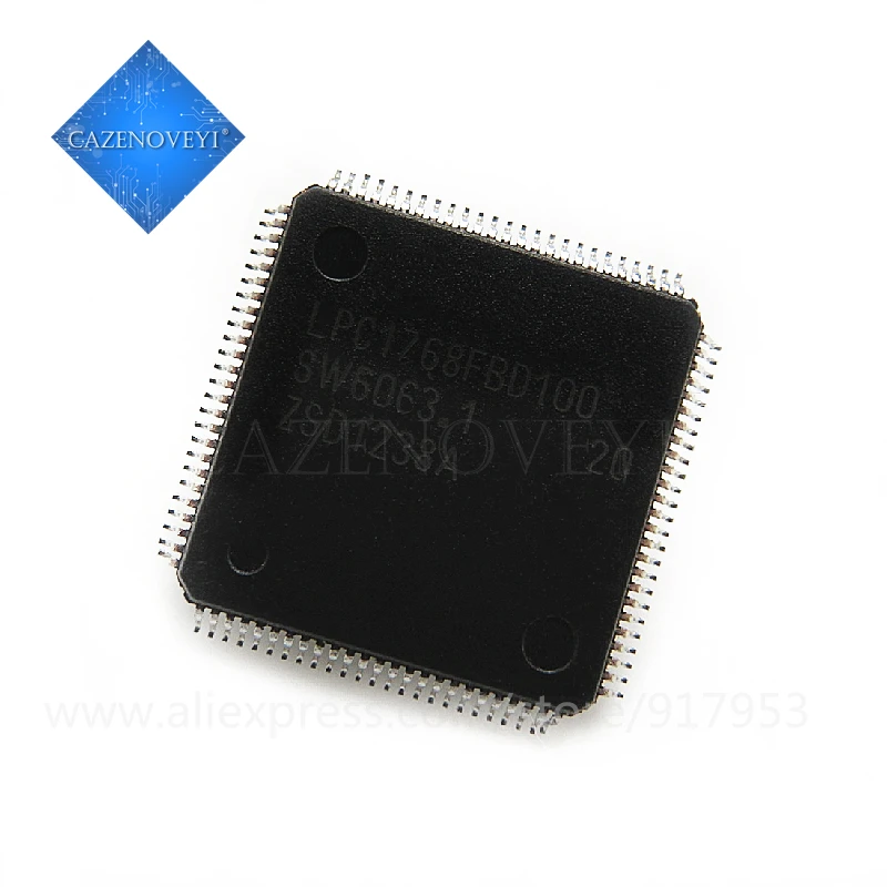 1 шт./лот LPC1768FBD100 LQFP100 LPC1768FBD QFP LPC176832-бит ARM Cortex-M3 микроконтроллер новый и