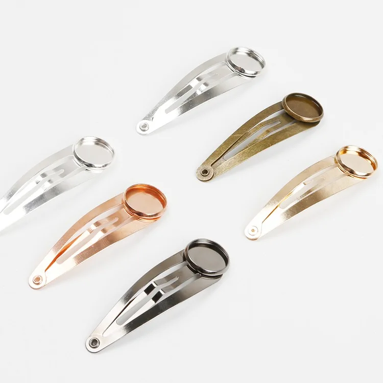 200 шт. шесть цветов заколки для волос сделай сам женские металлические серебряные