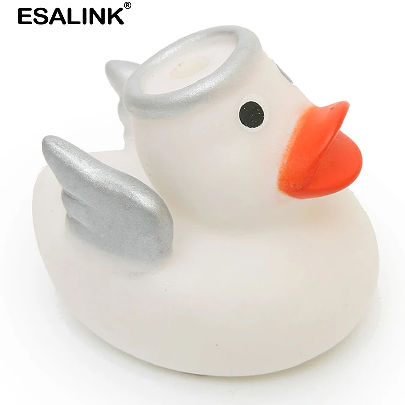 ESALINK 12 шт. детские игрушки ангела резиновая плавающая утка Игрушки для ванны