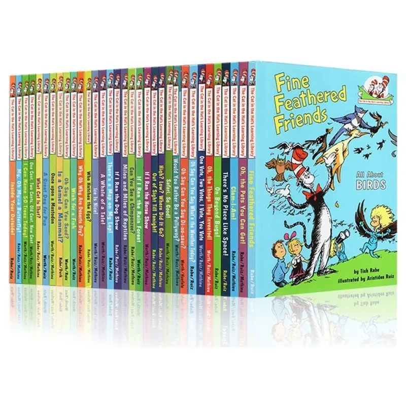 33 книги/набор, детские английские книги с интересной историей