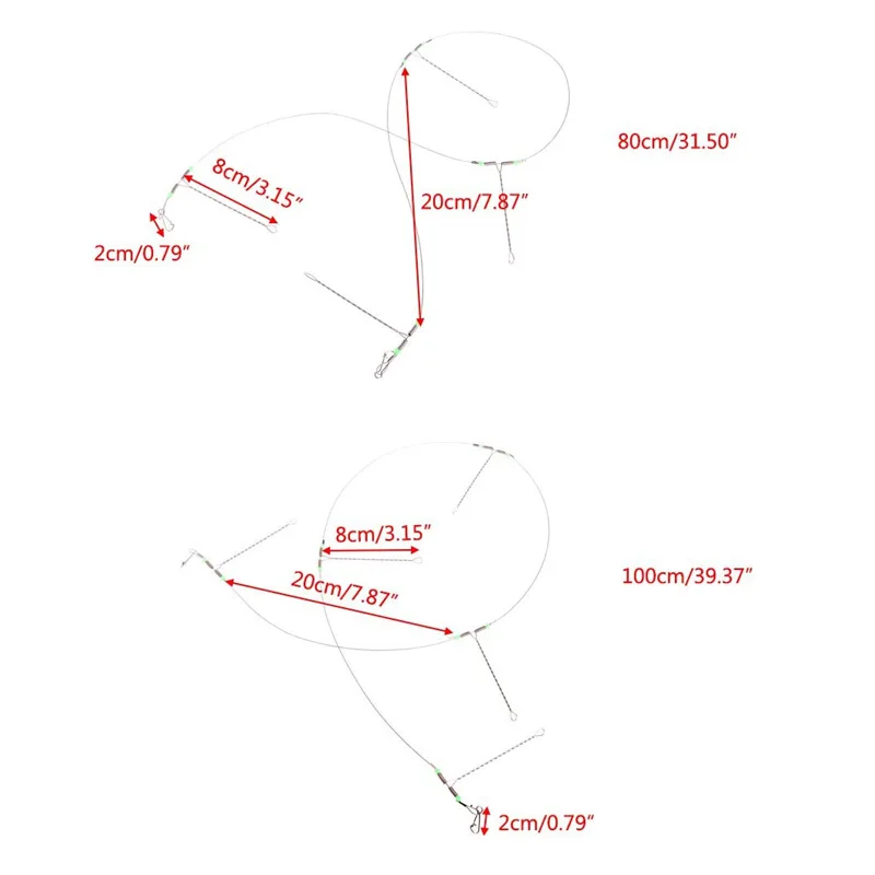 4 размера морская Поворотная струна рыболовный крючок практичная стальная