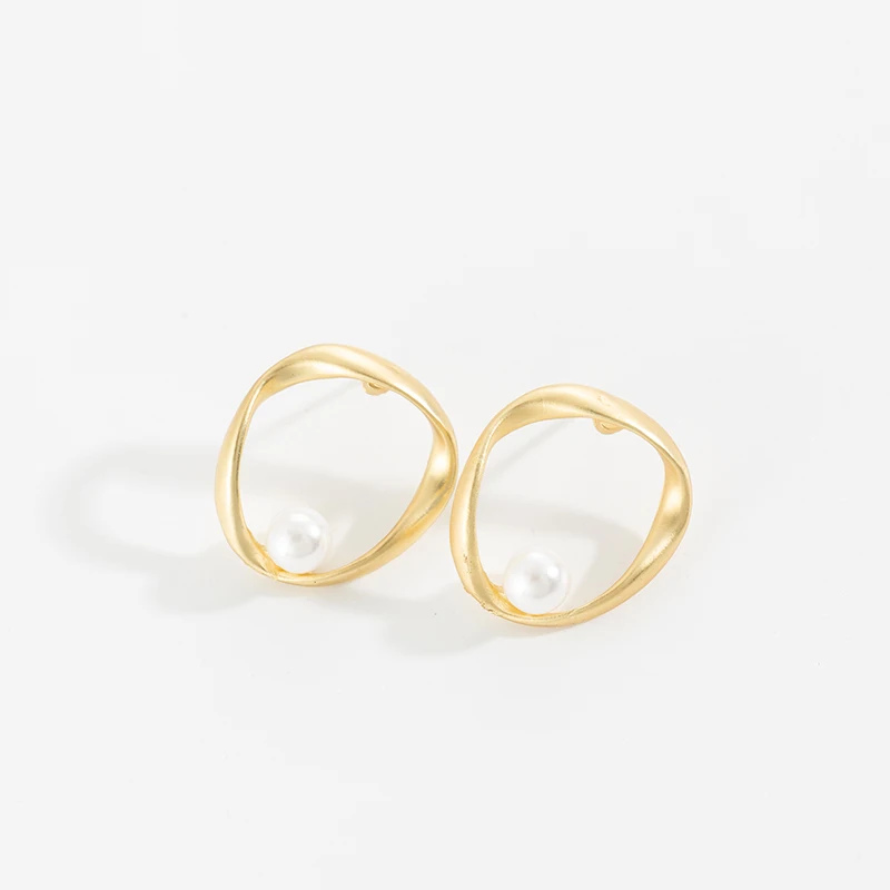 Женские серьги-гвоздики с имитацией жемчуга в Корейском стиле