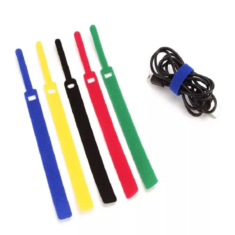 10 шт./лот 15*1 2 см многоразовый органайзер для шнура держатель крепежные кабельные