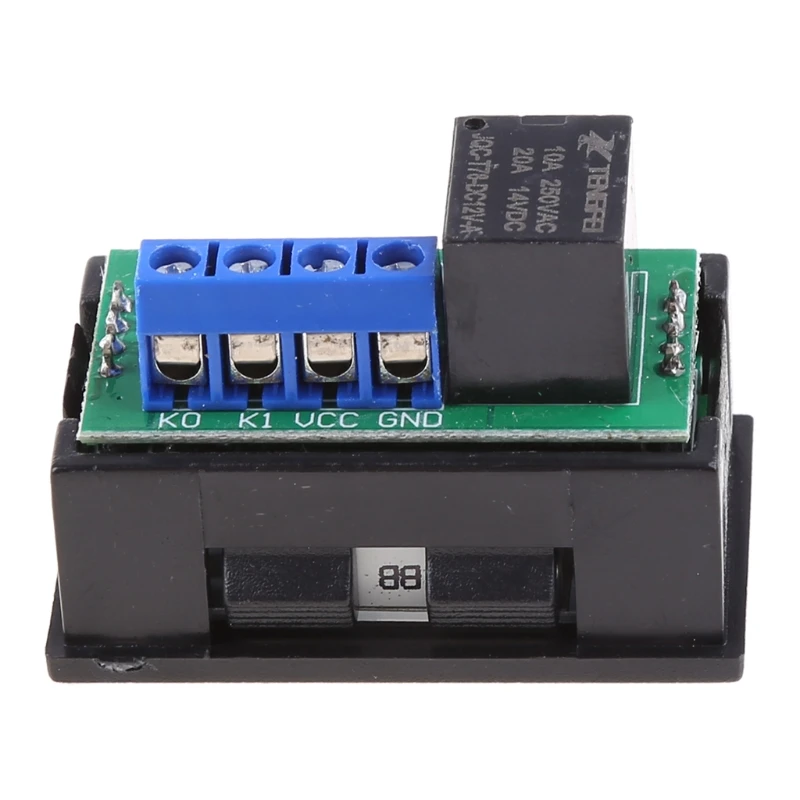 12V Timer Delay Relay Module Digital LED Display Cycle 0-999 Adjustable | Обустройство дома