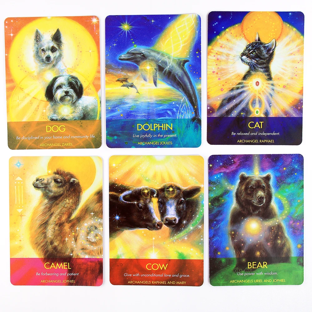 Animal Oracle Cards Deck Popular Understand The World From A New And Higher Perspective Card Game Divination | Игрушки и хобби