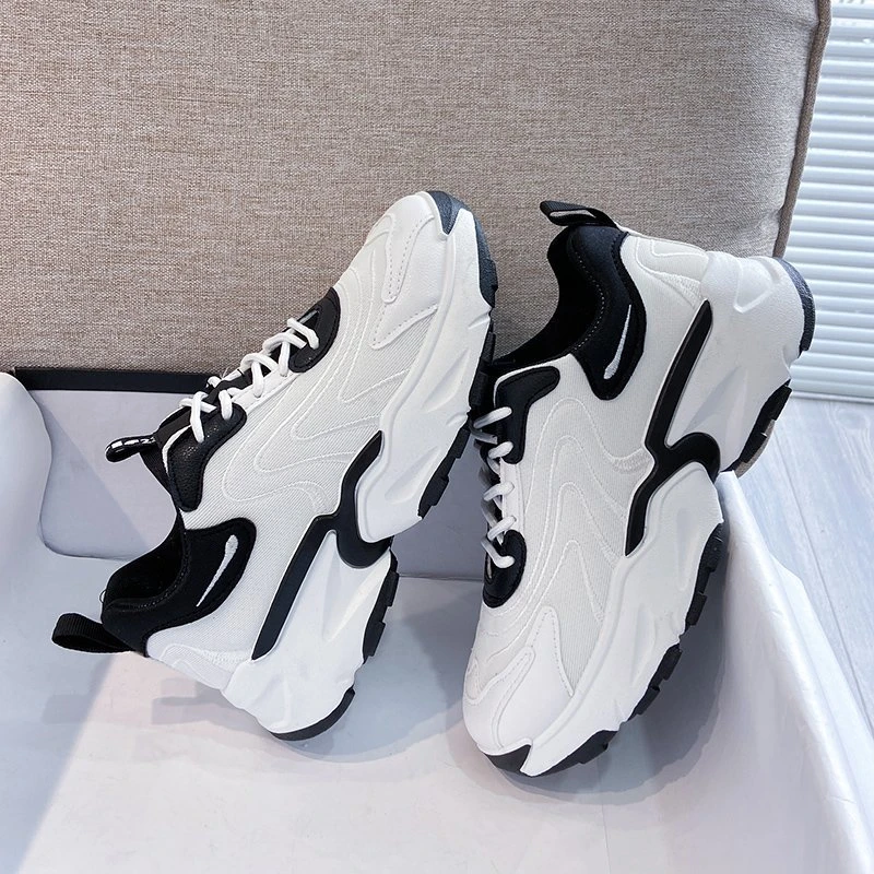 

2020 Autumn Woman Chunky Sneakers Fashion Female Platform Old Dad Shoes Women Sports Mesh Casual Shoes Comfortable