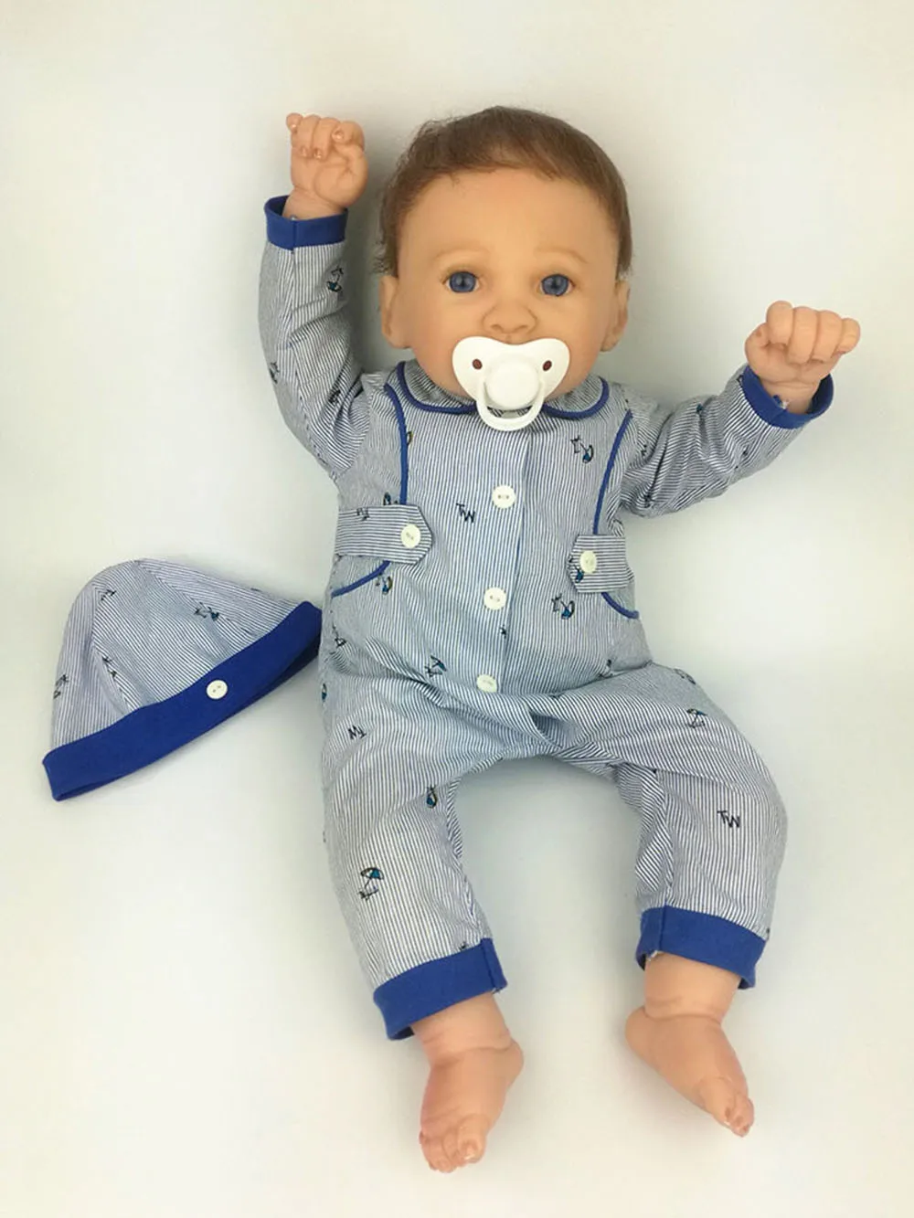 Кукла Адам Avani реалистичные детские куклы мягкие силиконовые виниловые для