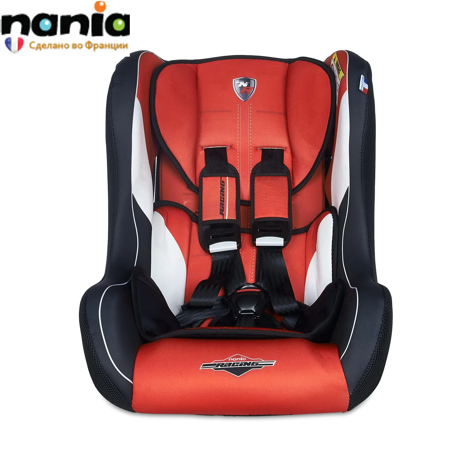 Автокресло Nania TRIO SP COMFORT RACING RED для детей группы 0/1/2|Детское безопасное автокресло|