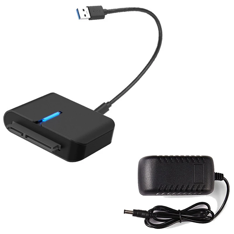 USB 3 0 SATA кабели конвертер Мужской до 2 5/3 5 дюймов HDD/SSD накопитель провод адаптер