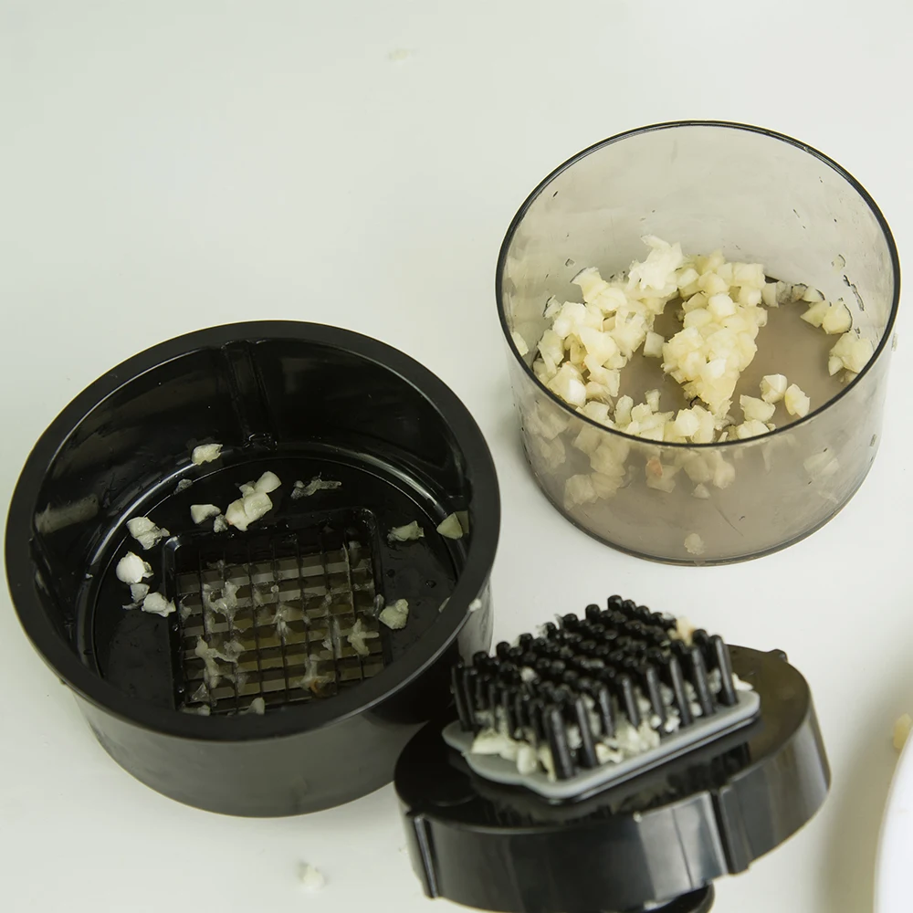 Qing Новый кухонный помощник разделяемый пластиковый пресс для чеснока ручные