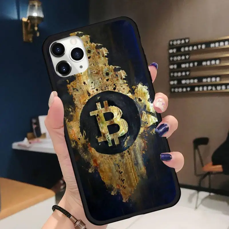 

Bitcoin Phone Cases for iPhone 11 12 pro XS MAX 8 7 6 6S Plus X 5S SE 2020 XR Soft silicone