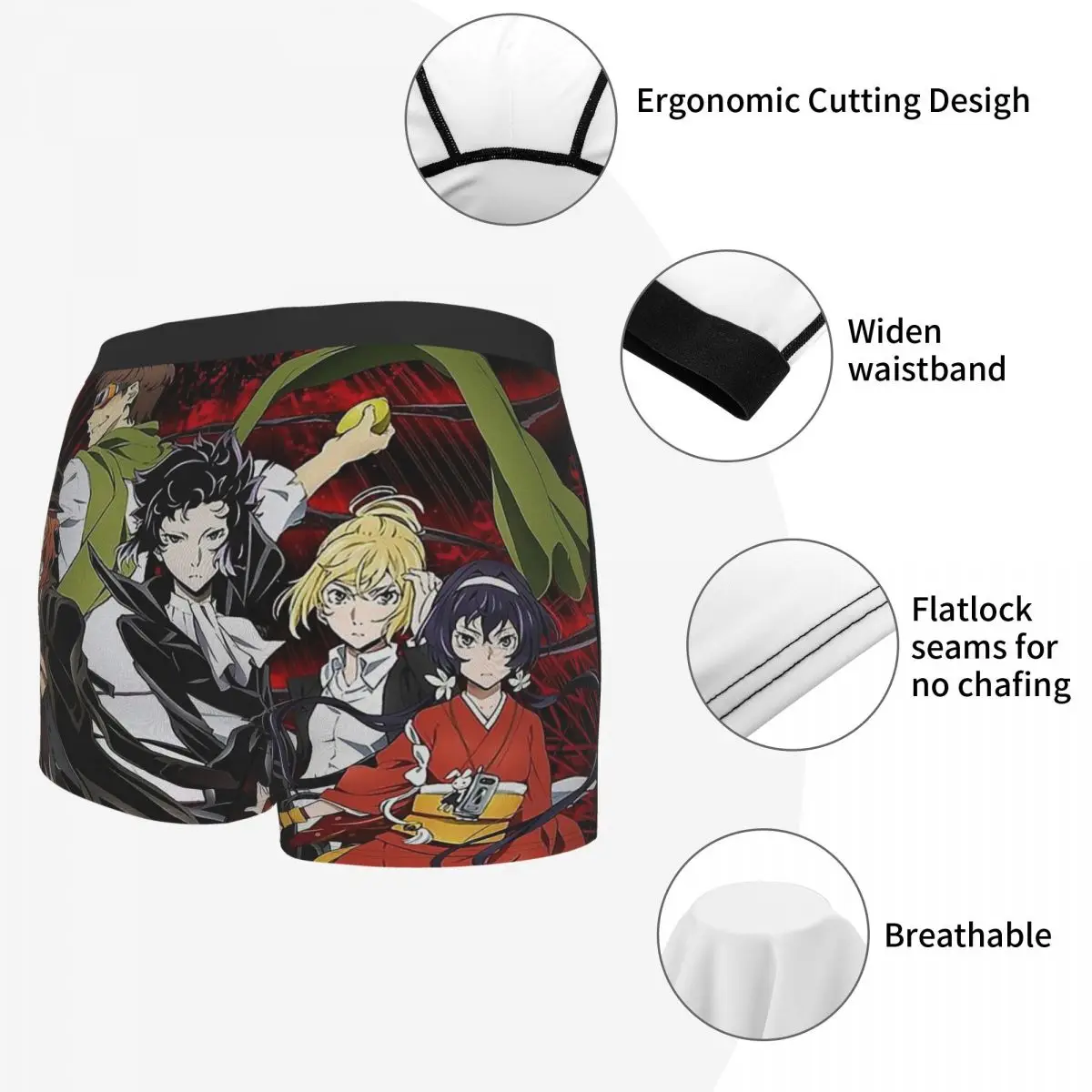 Сезон 4 трусики Bungou для мужчин сексуальное нижнее белье мужчин|Мужские трусы