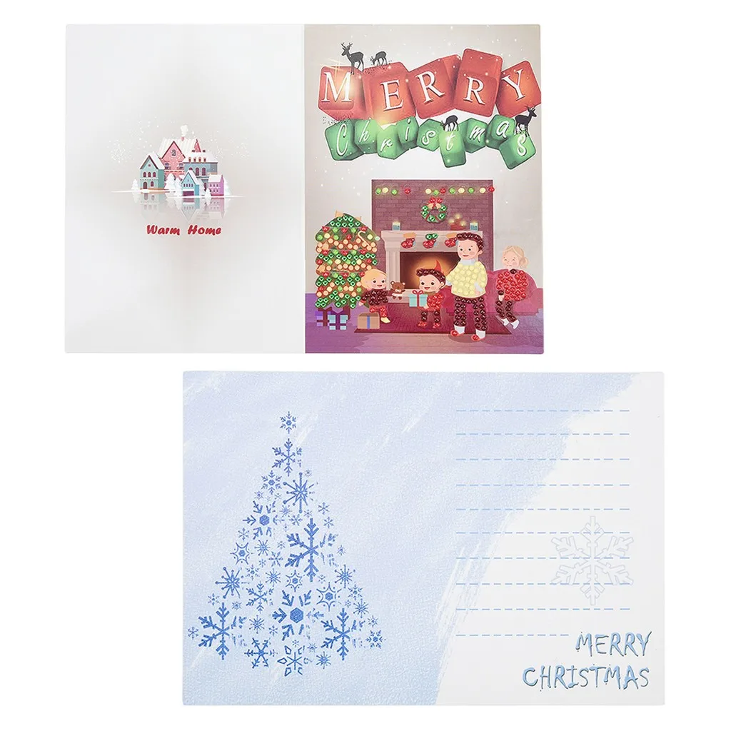 5D DIY алмазная живопись поздравительная открытка специальная форма День рождения