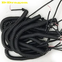 10pcs coil spring cable wire for toy crane machine claw black