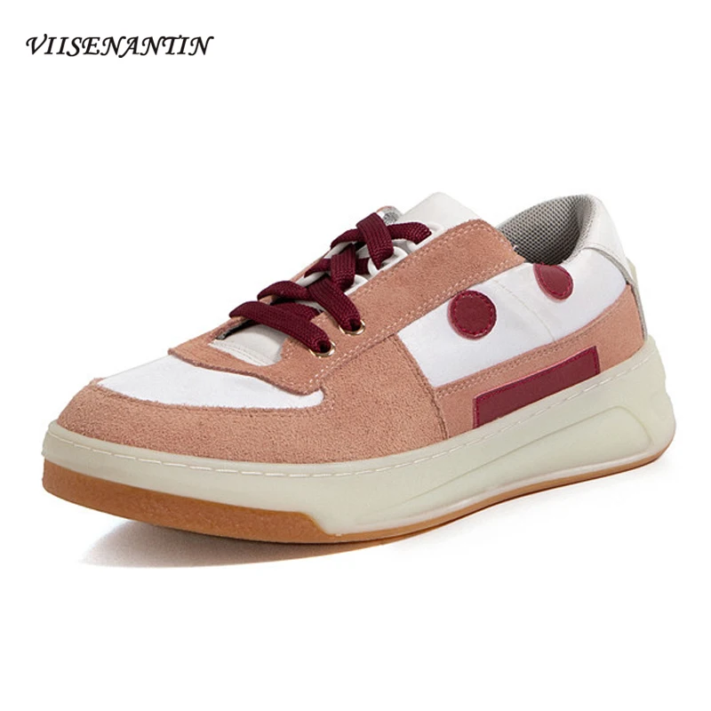 

Кроссовки женские повседневные на толстой подошве, модная индивидуализированная обувь в Корейском стиле с улыбающимся лицом, удобные белы...