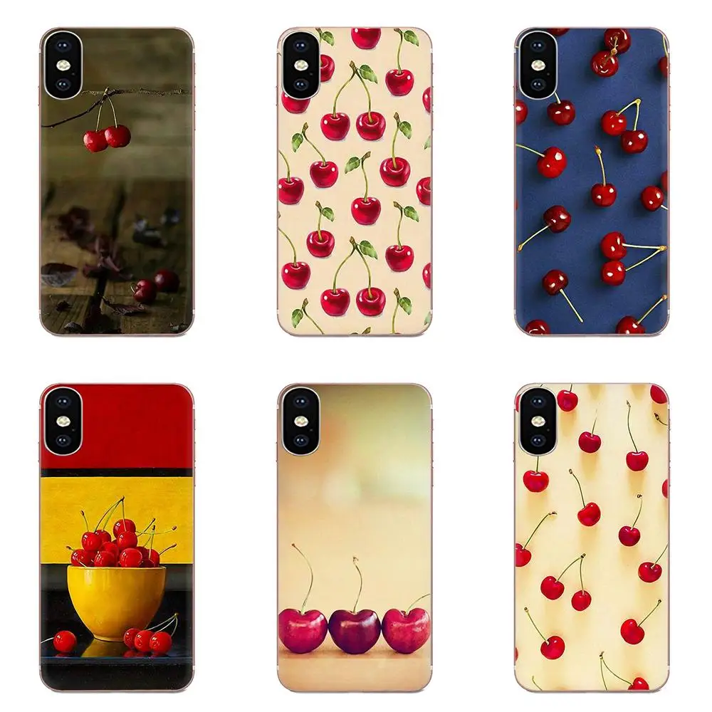 Soft TPU Cool Best Delicious Fruit Cherries For Apple iPhone 4 4S 5 5C 5S SE 6 6S 7 8 11 Plus Pro X XS Max XR | Мобильные телефоны