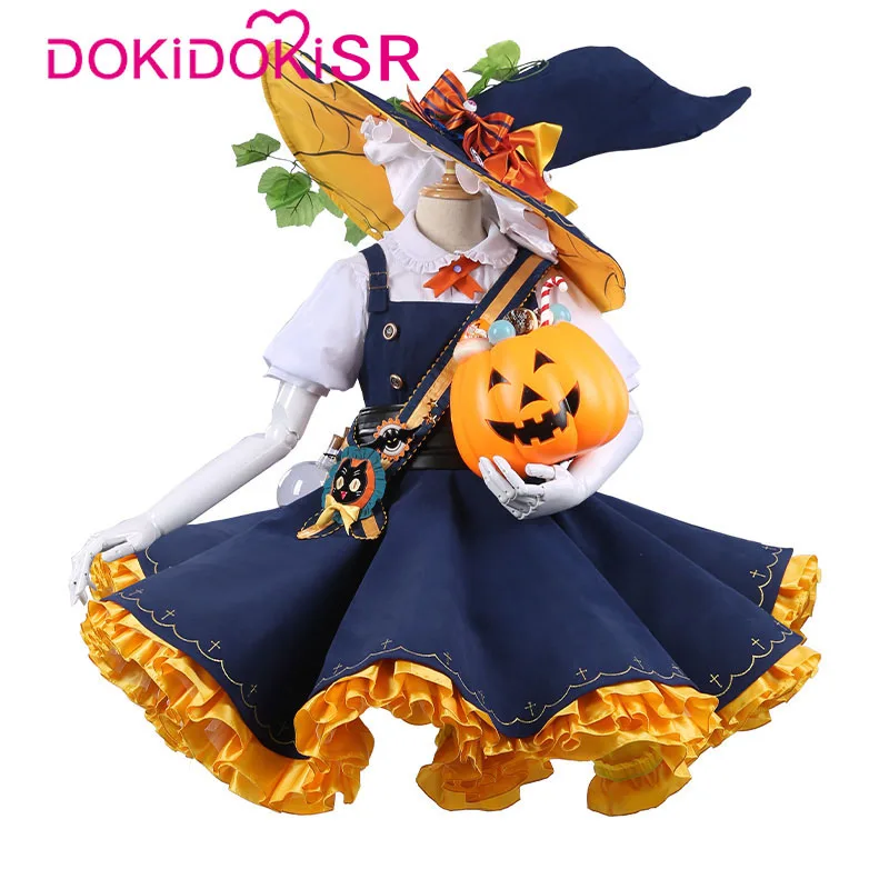 DokiDoki игра/аниме Copslay Touhou проект Kirisame Marisa костюм женский ведьмы на Хэллоуин Платье