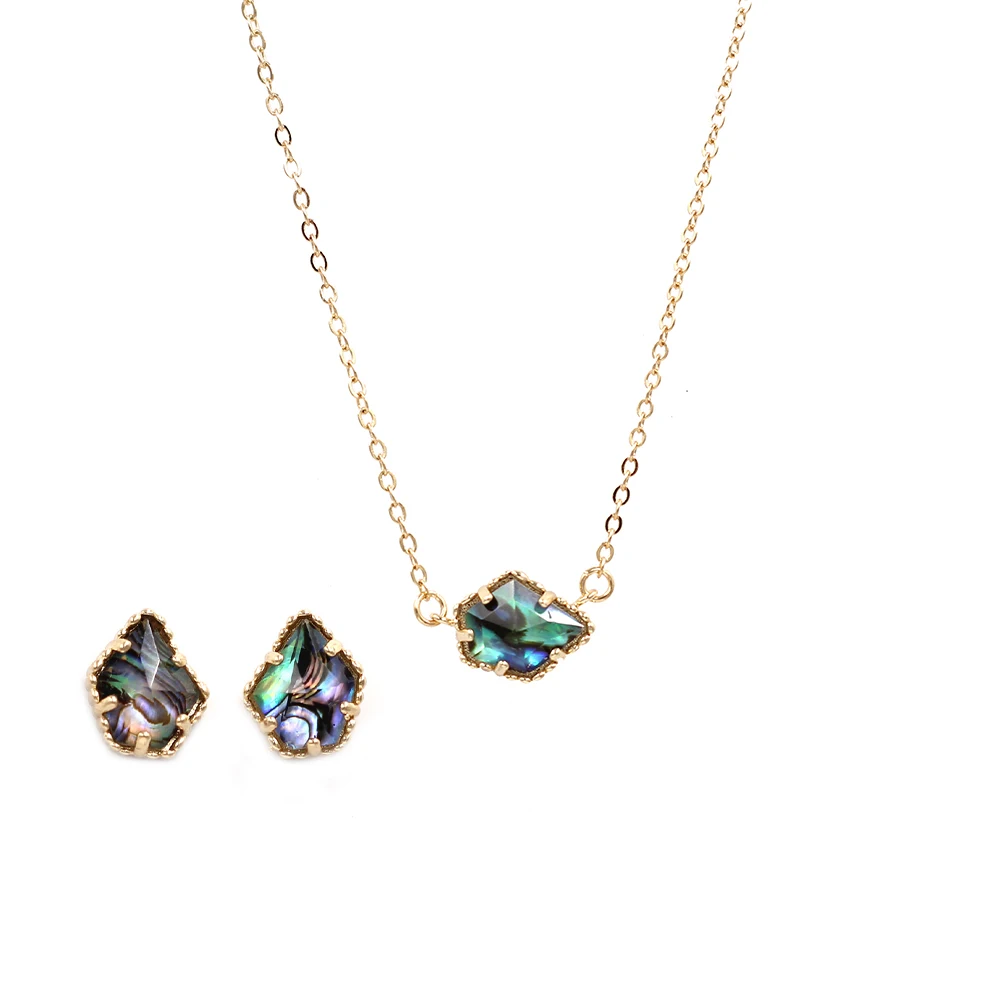 Лидер продаж 2020 года чокер в виде пятиугольника из цветного стекла AB с